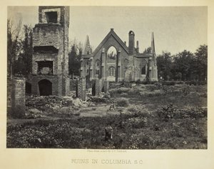 Ruinen in Columbia, S.C. von George N. Barnard
