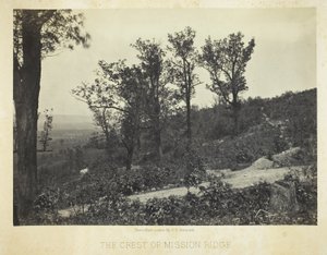 Der Kamm des Missionsrückens von George N. Barnard