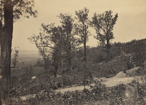 Der Kamm des Mission Ridge von George N. Barnard