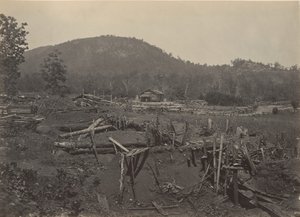 Die Front des Kenesaw Mountain, Georgia, 1860er Jahre von George N. Barnard
