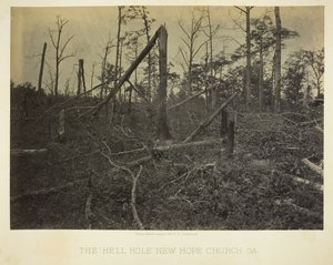 Das Höllenloch, New Hope Church, GA, 1866 von George N. Barnard