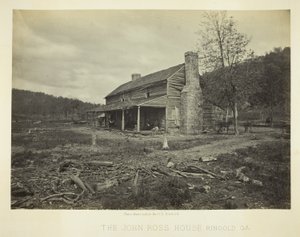Das John-Ross-Haus, Ringold, GA von George N. Barnard