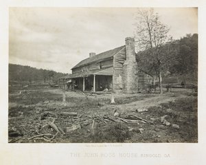 Das John-Ross-Haus, Ringold, Georgia von George N. Barnard