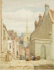 Queen Street [später Christmas Steps] von George Orleans Delamotte