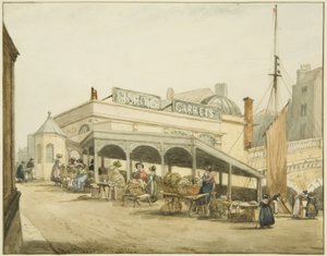 Das Austernfrauen-Schuppen an der Bristol Bridge