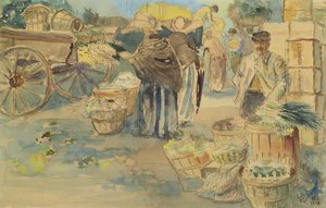 Der Markt, New Orleans, 1918 von George Overbury Hart
