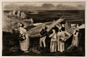Boote und Einheimische
