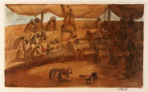 Hahnenkampf, Santo Domingo von George Overbury Pop Hart