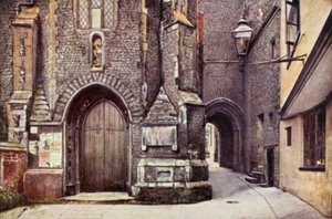 St. John Maddermarket Church Alley (Farblithografie) von George Parsons Norman