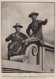 Der tapfere Verteidiger von Mafeking auf der Hut von George Percy Jacomb Hood
