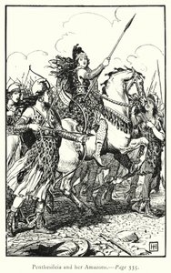 Die Ilias: Penthesilea und ihre Amazonen von George Percy Jacomb Hood