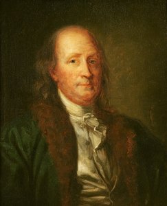Porträt von Benjamin Franklin (1706-90)
