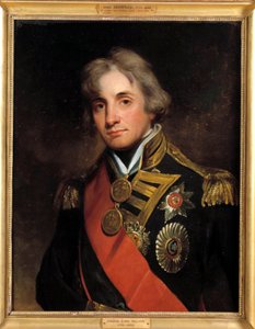 Porträt von Horatio Viscount Nelson, Herzog von Bronte (1758-1805), Vizeadmiral (19. Jahrhundert)