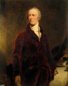 Porträt von William Pitt (1759-1806), Schatzkanzler von Großbritannien. Gemälde von Georges Healy (1808-1894) 19. Jahrhundert, nach Sir Thomas Lawrence (1796-1830) von George Peter Alexander Healy