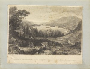 Derwent- und Bassenthwaite-Seen, - Keswick & Skiddaw in der Ferne, Cumberland von George Pickering