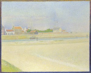 Der Kanal von Gravelines, Grand Fort-Philippe, 1890 von George Pierre Seurat