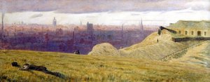 Newcastle von den Rabbit Banks, Gateshead am Tyne von George Price Boyce