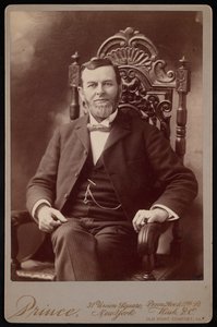 Porträt von Joseph Williams Collins 1839-1904, 1890er Jahre von George Prince