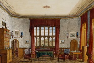 Ein Innenraum eines Zimmers, Christ Church, Oxford