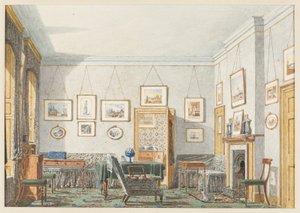 George James Drummonds Zimmer in Oxford, 1853