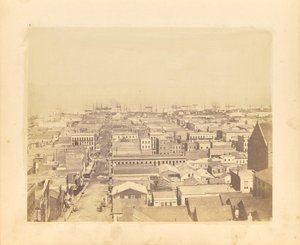 Blick die Sacramento Street hinunter