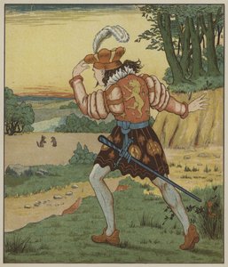 Illustration für Rumpelstilzchen von den Brüdern Grimm von George R. Halkett