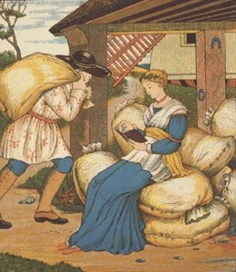 Die Prinzessin liest aus Rumpelstilzchen