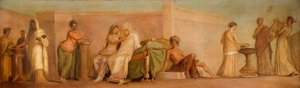 Eine Kopie der Aldobrandini-Hochzeit, 1838 von George Richmond
