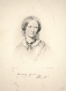 Charlotte Brontë, graviert von Walker & Boutall von George Richmond