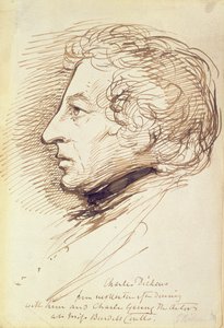 Porträt von Charles Dickens (1812-70)