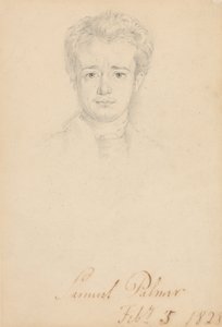 Porträt von Samuel Palmer, 5. Februar 1828 von George Richmond