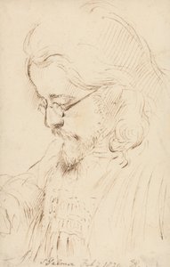 Porträt von Samuel Palmer, Kopf und Schultern von George Richmond