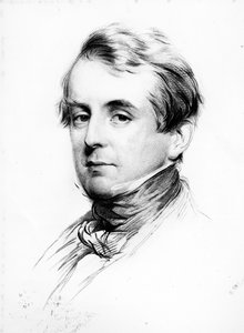 Sir William Heathcote, graviert von Joseph Brown, 1847 von George Richmond