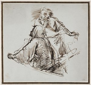 Zwei männliche Figuren, ca. 1829