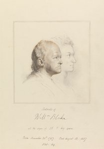 William Blake in Jugend und Alter von George Richmond