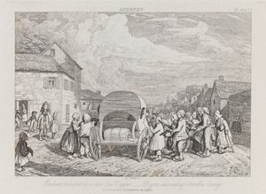 Bettler, Eperney, ca. 1821 von George Robert Lewis