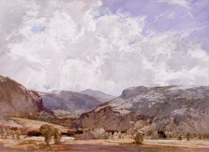 Conwy Valley - Mittag von George Robert Rushton