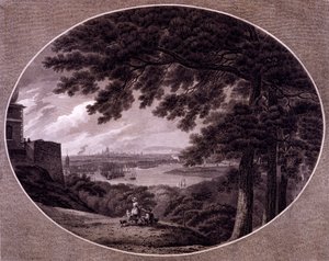 Eine Südansicht der Städte London und Westminster von Denmark Hill in Camberwell
