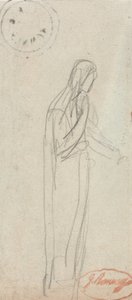 Stehende weibliche Figur von George Romney