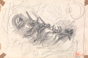 Dämonenangriff für die Versuchung Christi von George Romney