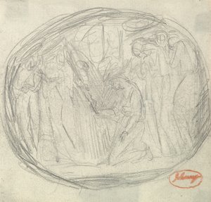 Hinrichtung von Maria Stuart von George Romney