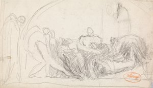 Figurenkompositionsstudie 22 von George Romney