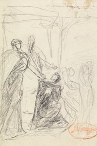 Figurenkompositionsstudie 40 von George Romney