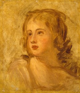 Kopf einer Frau, ca. 1782-86 von George Romney