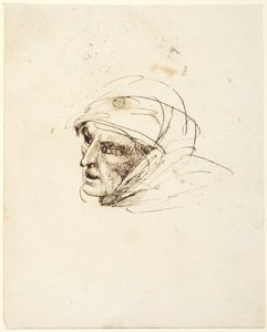 Kopf einer Frau von George Romney