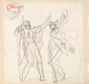 Jephta und seine Tochter von George Romney