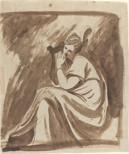 Lady Hamilton spielt eine Lyra von George Romney