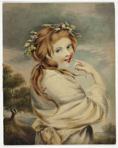 Lady Hamilton als Natur von George Romney