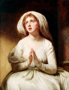 Lady Hamilton beim Gebet von George Romney