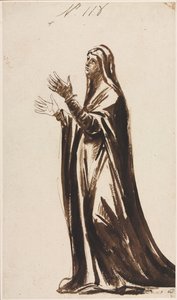 Mater Dolorosa (Trauernde Mutter, 1776) von George Romney
